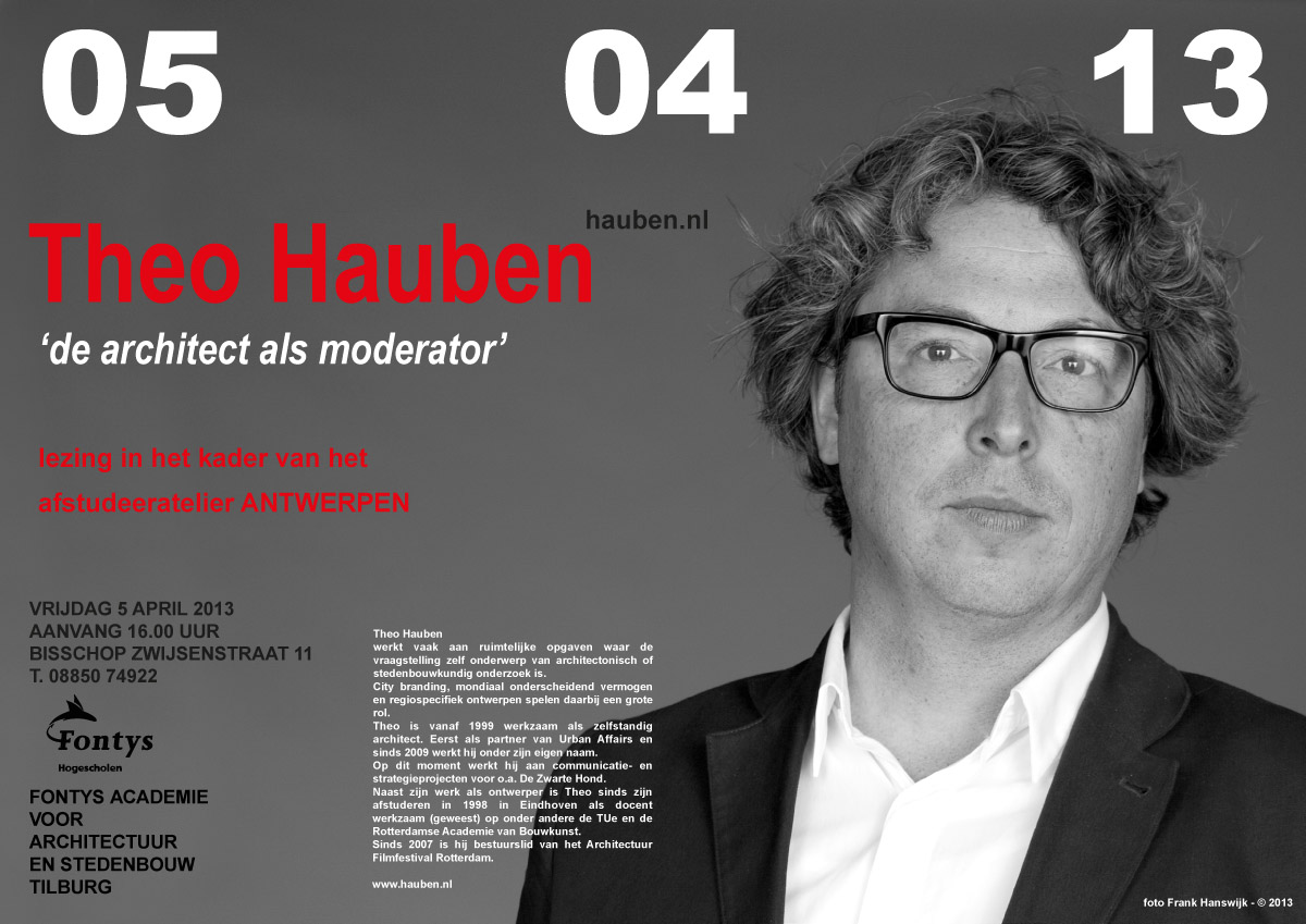 Lezing De architect als moderator